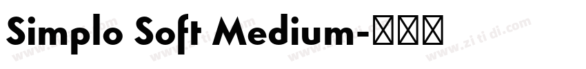 Simplo Soft Medium字体转换
